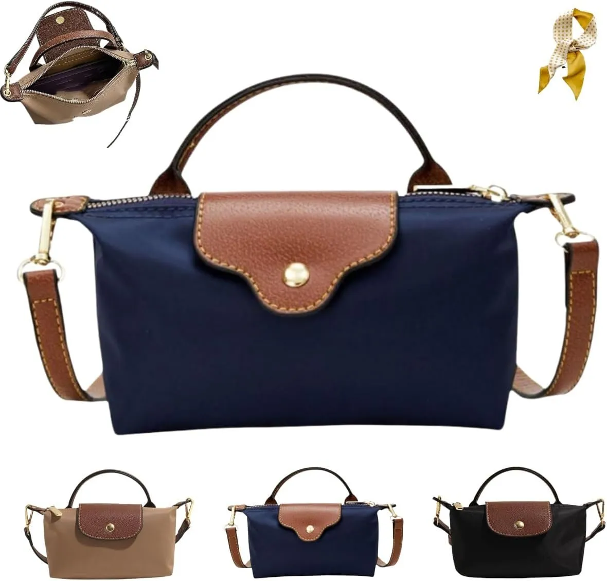 Women's Fashion Colorblock Mini Crossbody Bag,Small Lightweight Solid Color Square Bag,Adjustable Strap Fashion Handbag Purse