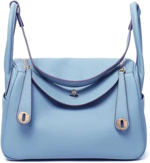 Women's Genuine Leather Crossbody Bag, Square Design with Fixed Shoulder Strap, Daily Use Handbag, 7.5x4x5 Inches