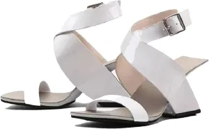 Women's Gladiator Star Sandals - Modern European Style, High Heel Summer Shoes for Fashion Shows