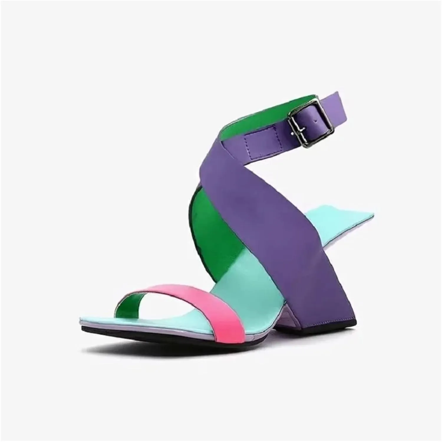 Women's Gladiator Star Sandals - Modern European Style, High Heel Summer Shoes for Fashion Shows