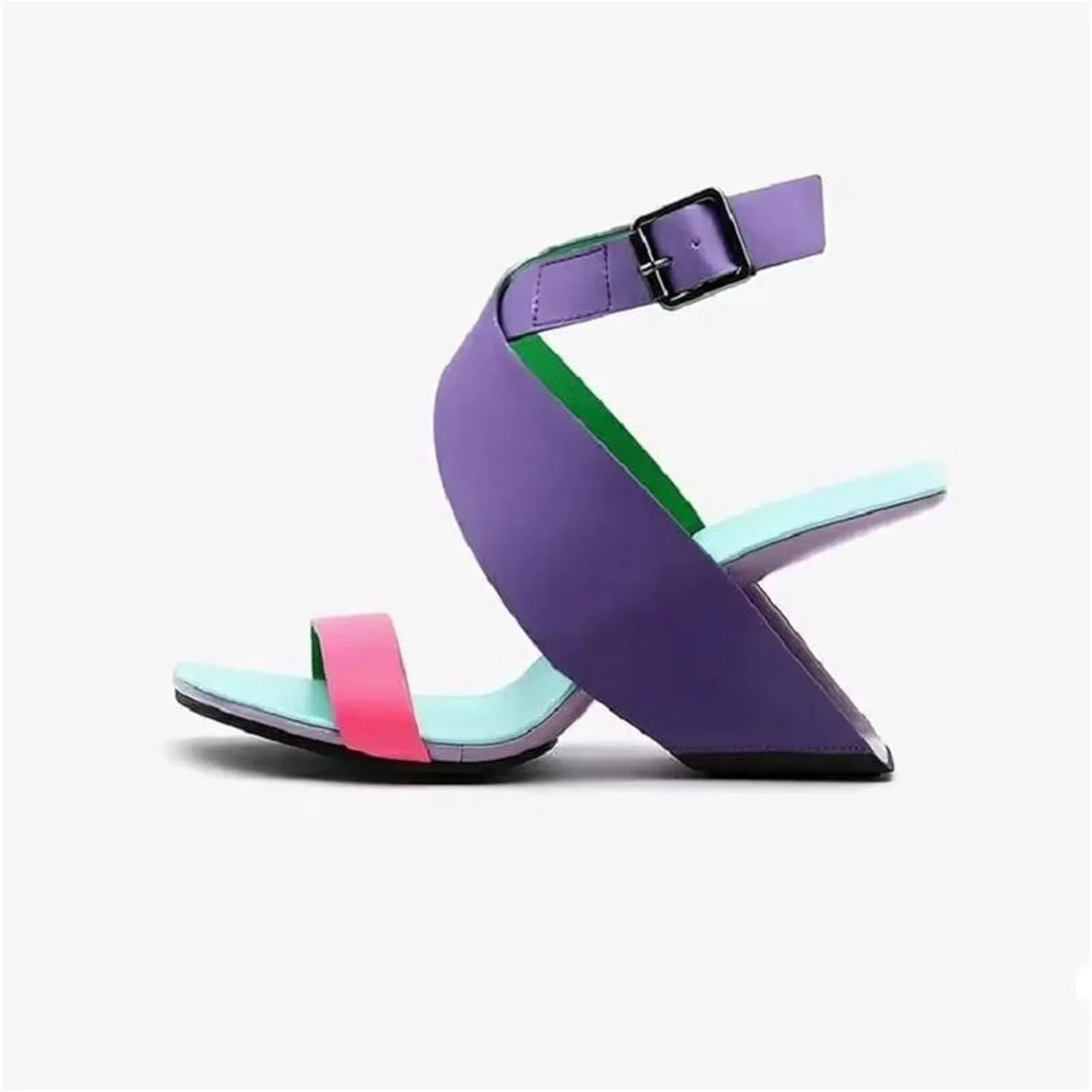 Women's Gladiator Star Sandals - Modern European Style, High Heel Summer Shoes for Fashion Shows