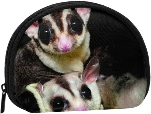 Women'S Mini Coin Wallet Sugar Glider Fashion Makeup Bag Shell Wallet Small Coin Bag Collection Bag