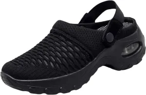 Women's Sandals 2025 Lightweight Sandals with Air Cushion Summer Air Cushion Platform Outdoor Dressy Slippers Walking Shoes Comfortable Breathable Walking Casual Mules Trendy Sneaker 2025