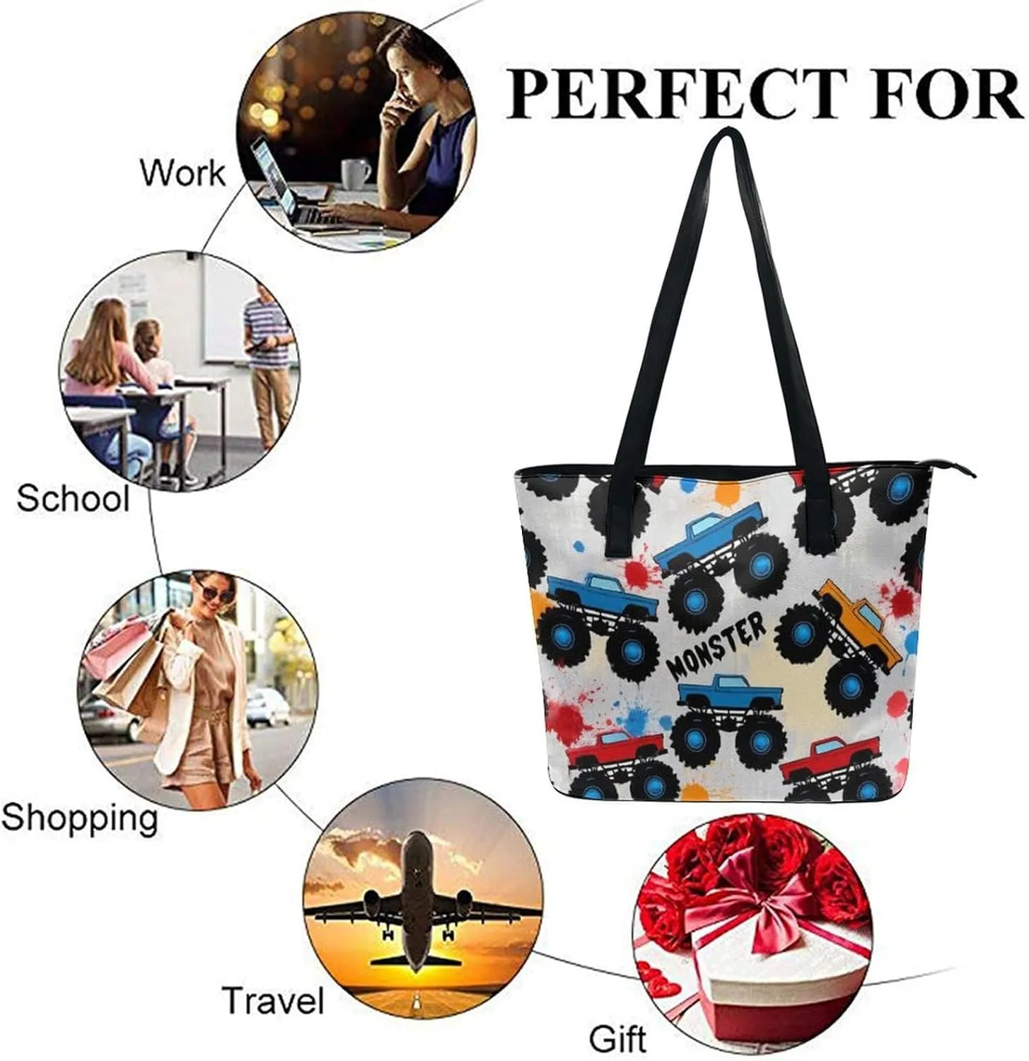 Women's Stylish Crossbody Bag PU Leather Shoulder Purse With Adjustable Strap