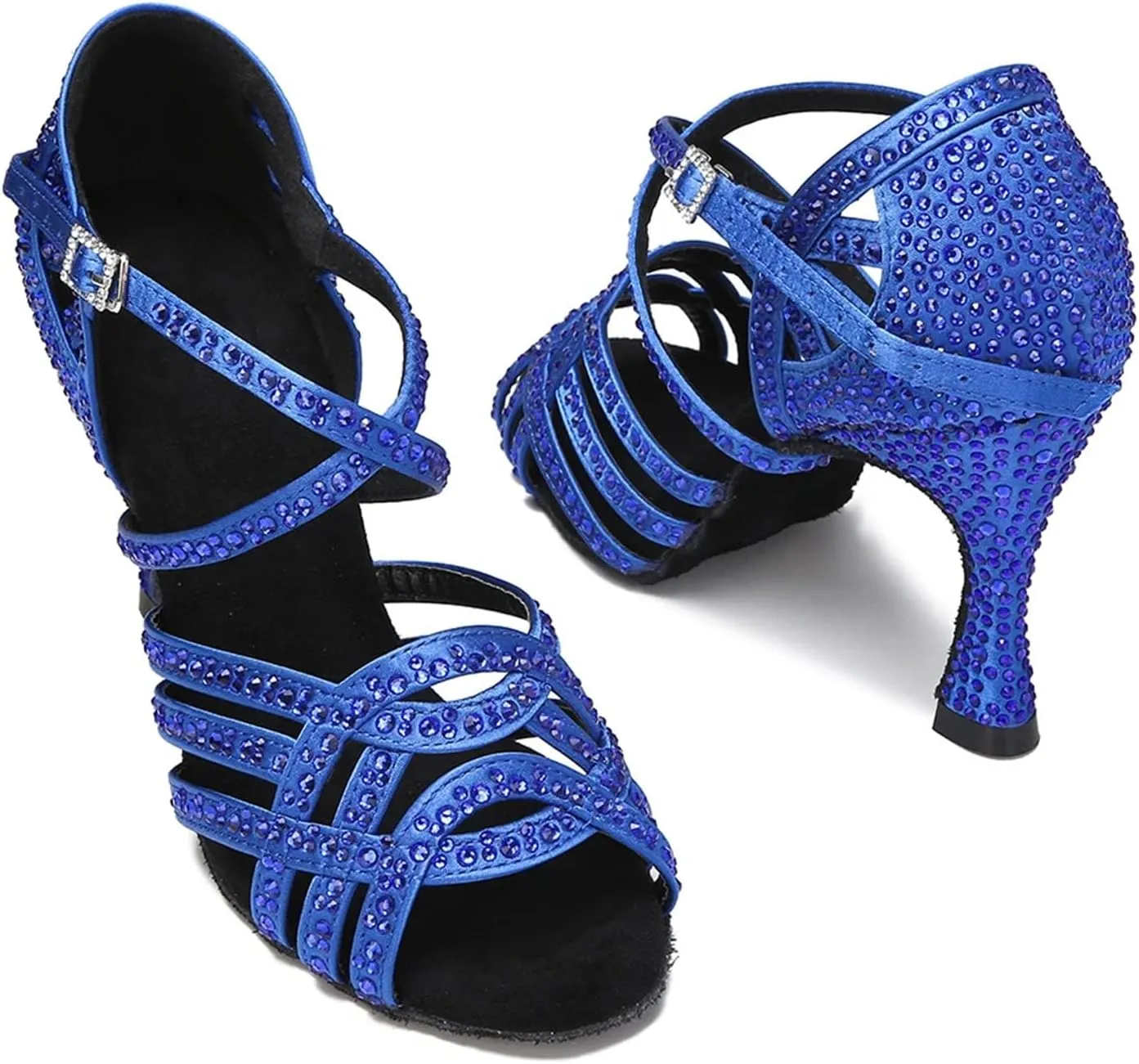 Women's Teal Velvet Performance Sandals - Soft Bottom Soles with Pearl Accents (8CM/3.15")