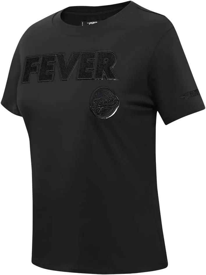 Womens WNBA Classic Triple Black Cotton Short Sleeve Slim Fit Tee