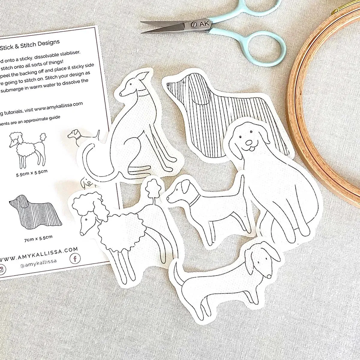 Woof Pack Stick & Stitch Packs - Amy Kallissa