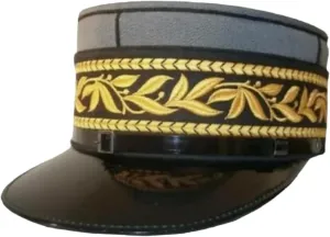 WW2 Swiss Army Lieutenant Kepi - Captain Hat with Visor