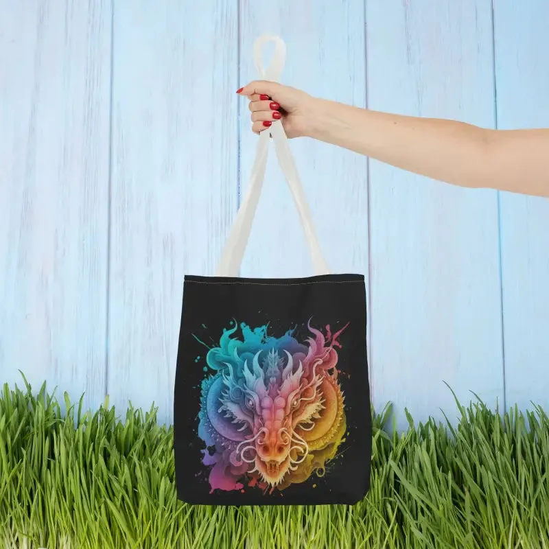 Year of Dragon Aop Tote Bag Versatile and Stylish