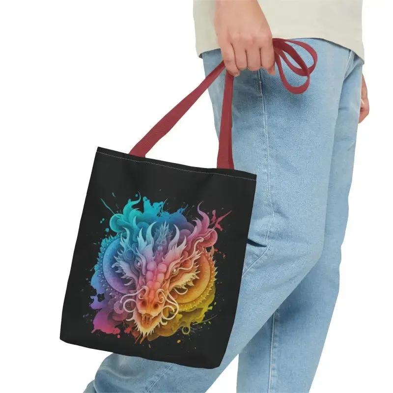 Year of Dragon Aop Tote Bag Versatile and Stylish