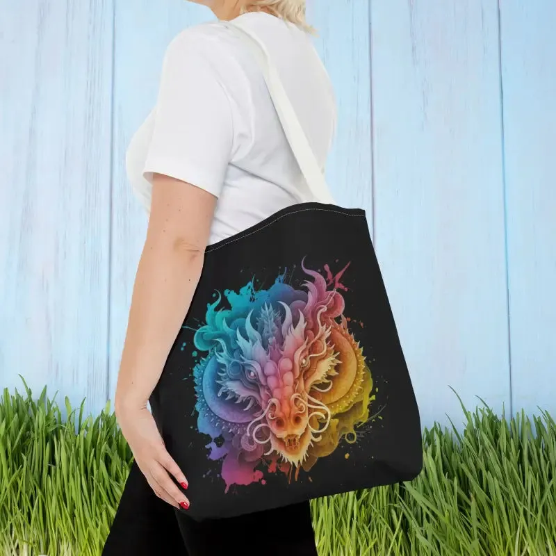 Year of Dragon Aop Tote Bag Versatile and Stylish