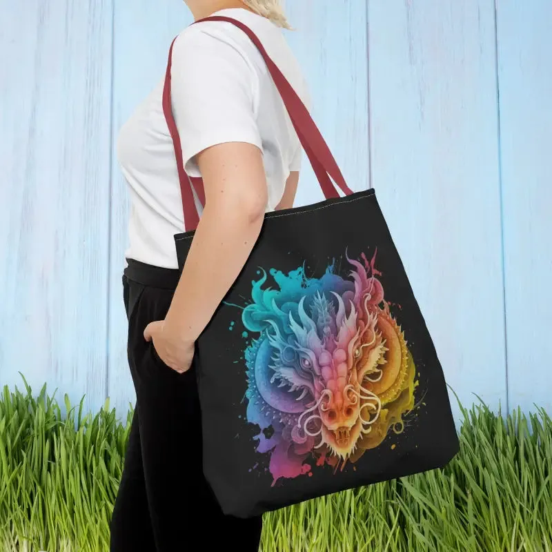 Year of Dragon Aop Tote Bag Versatile and Stylish