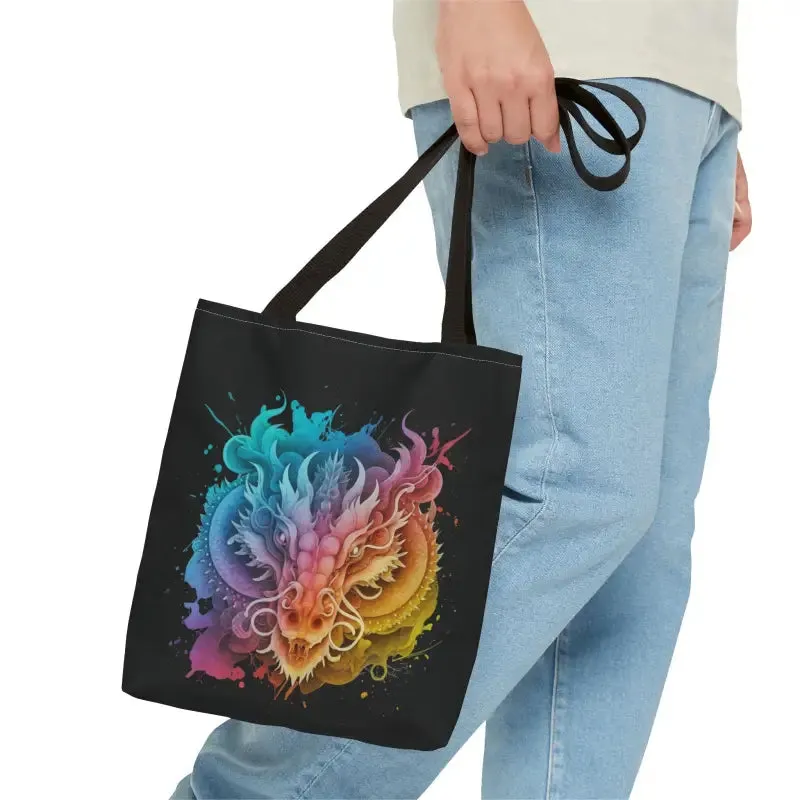 Year of Dragon Aop Tote Bag Versatile and Stylish