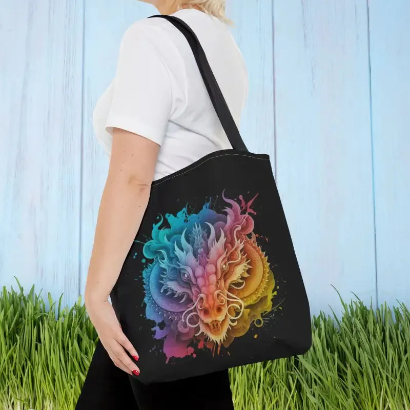 Year of Dragon Aop Tote Bag Versatile and Stylish