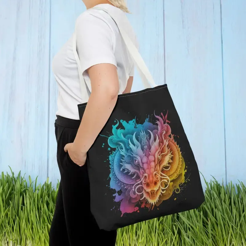 Year of Dragon Aop Tote Bag Versatile and Stylish