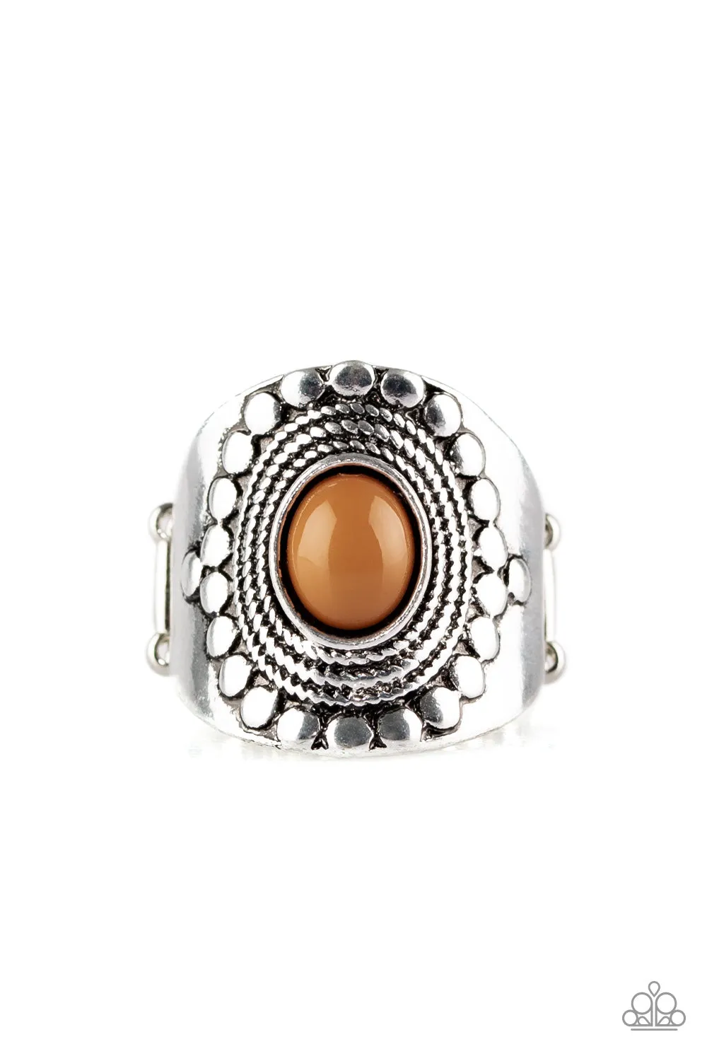ZEN To One Brown
Ring Paparazzi