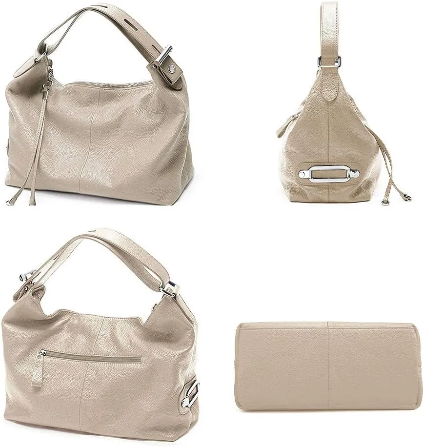 zency 6 Colors Fashion 100% Real Genuine Leather Women Shoulder Bag Handbag Lady Casual Tote