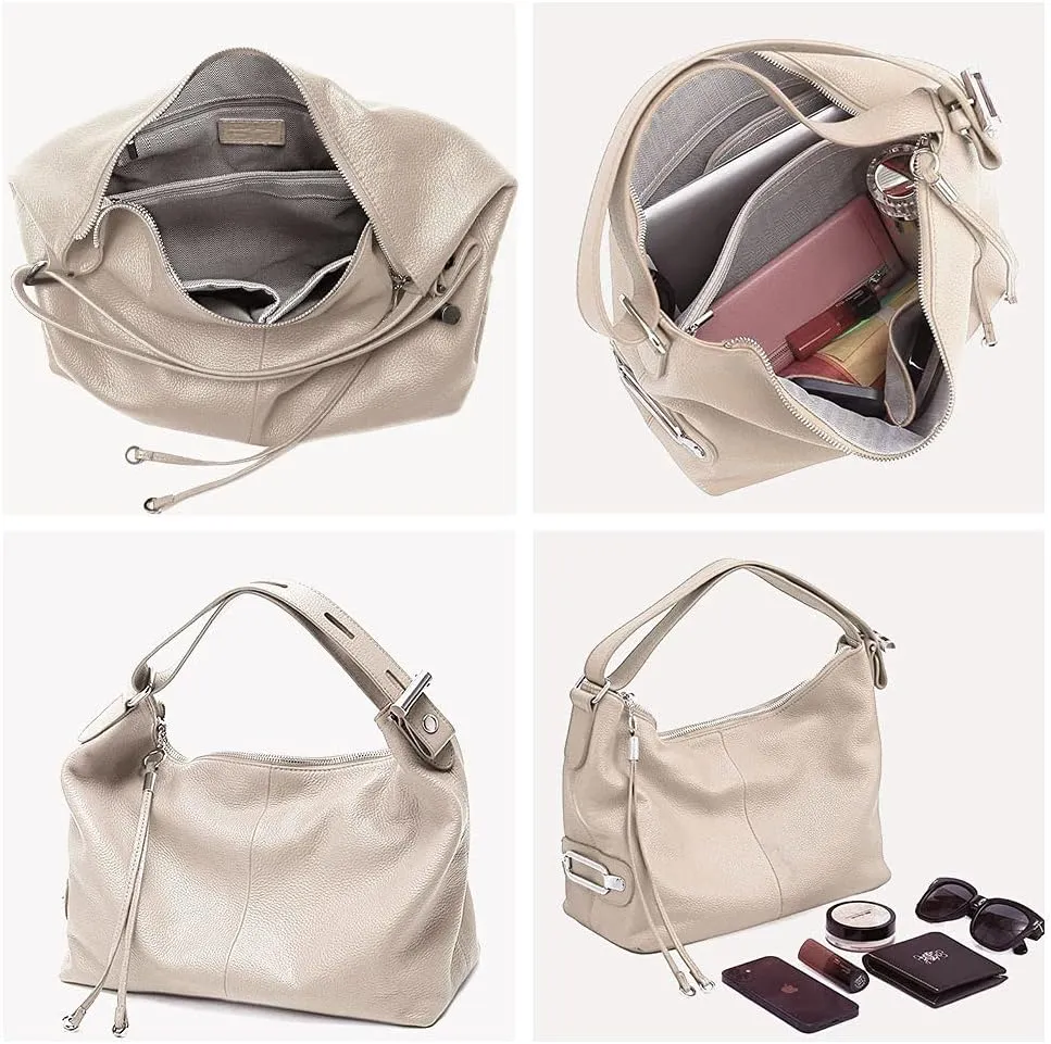 zency 6 Colors Fashion 100% Real Genuine Leather Women Shoulder Bag Handbag Lady Casual Tote