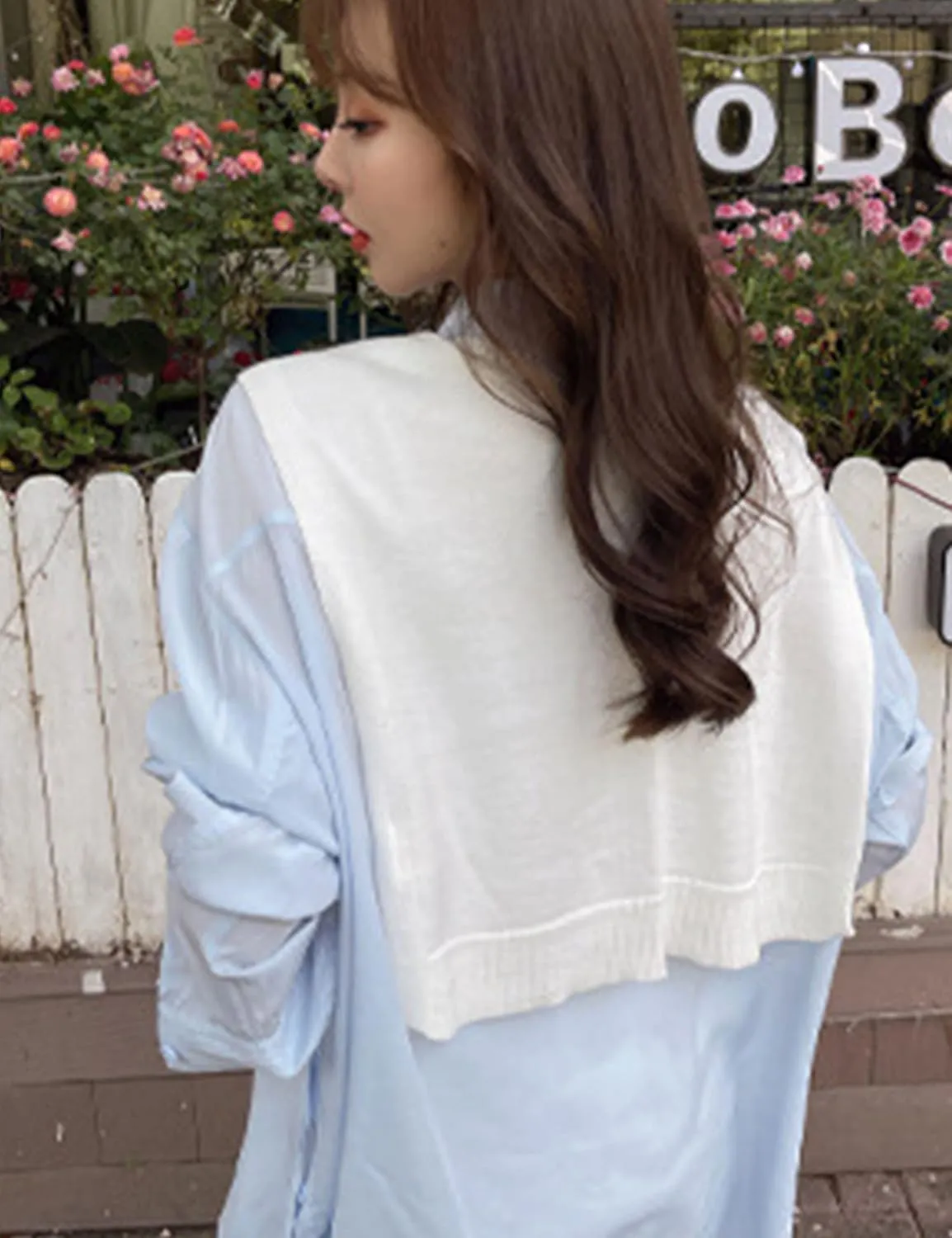 Zontroldy Women's Fashion Sweater Knitted Knotted Shawl Wraps Cape Tops Blouses